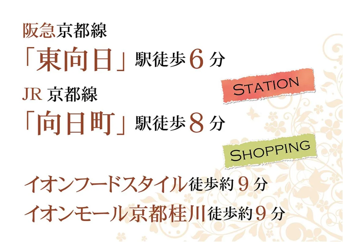 交通、買い物が大変便利なロケーション。